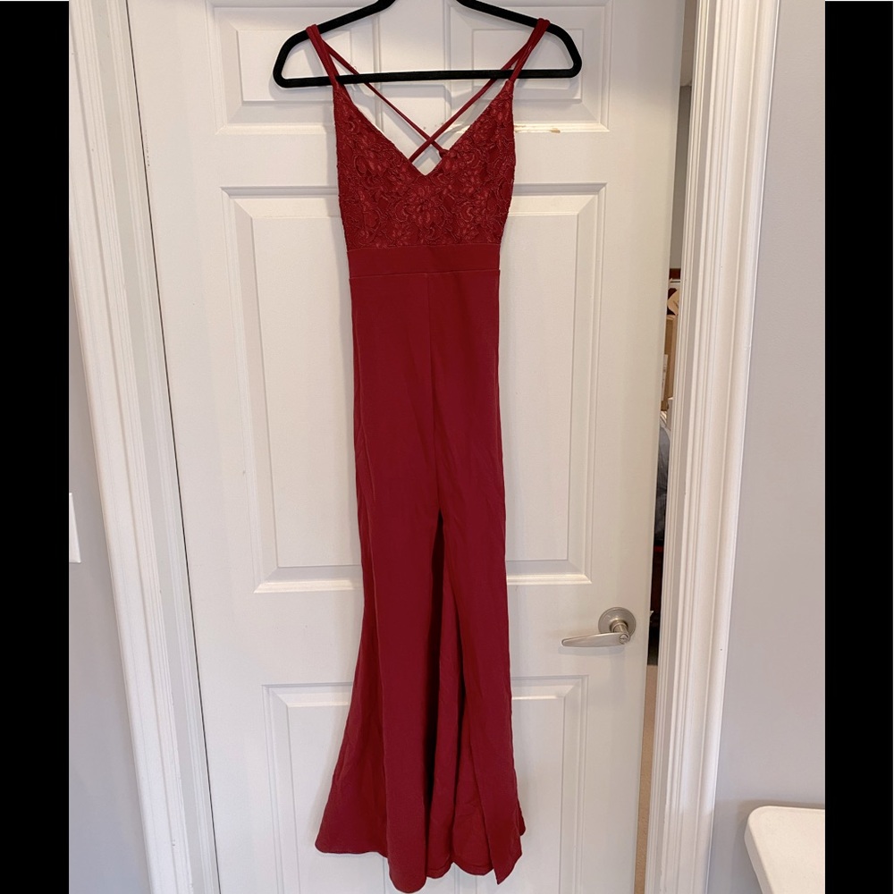 Windsor ruby red prom dress